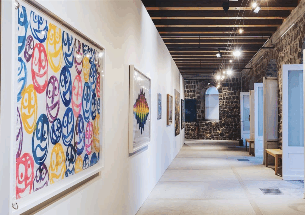 Exhibition Wall House Msueum curator Charlotte Desaga